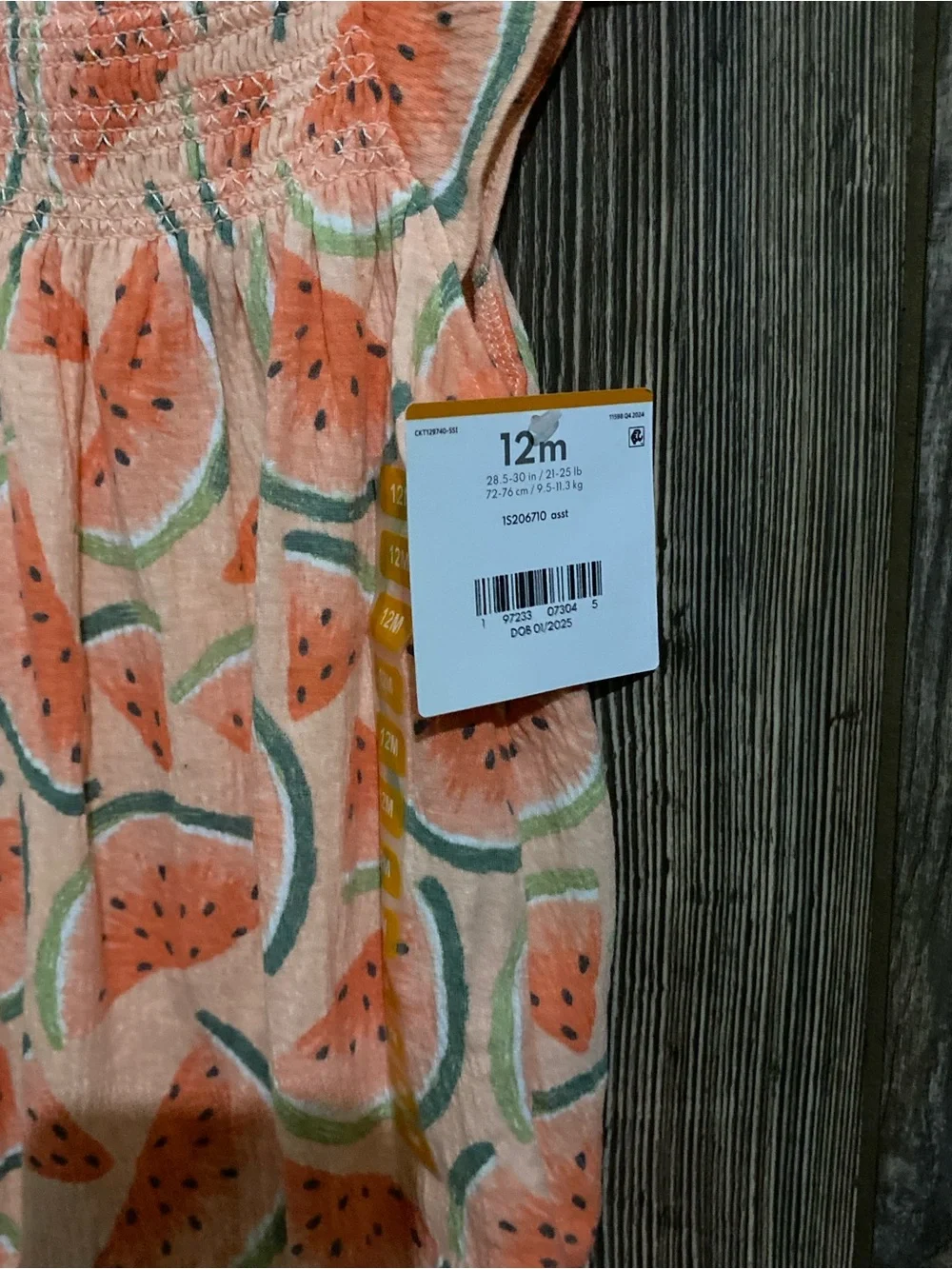 Carters soft peach